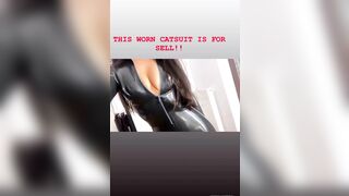 Evil Woman -  Silver Catsuit Is For Sell. Size Xs. It's Broken Under The Armpit. 1
