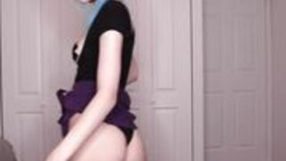 Mohawk Molly - Little Anal Slut Riding Dick
