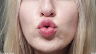 Sofie Skye - Square Lip Fetish Kissing German JOI
